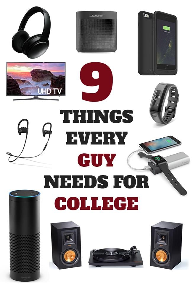 9 Things Every Guy Needs For College